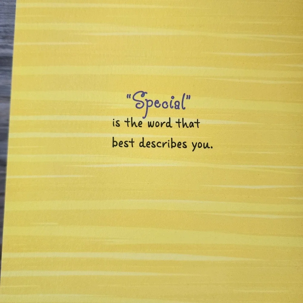 Blue Mountain Arts Special Greeting Card with Envelope Yellow Inspirational Poem